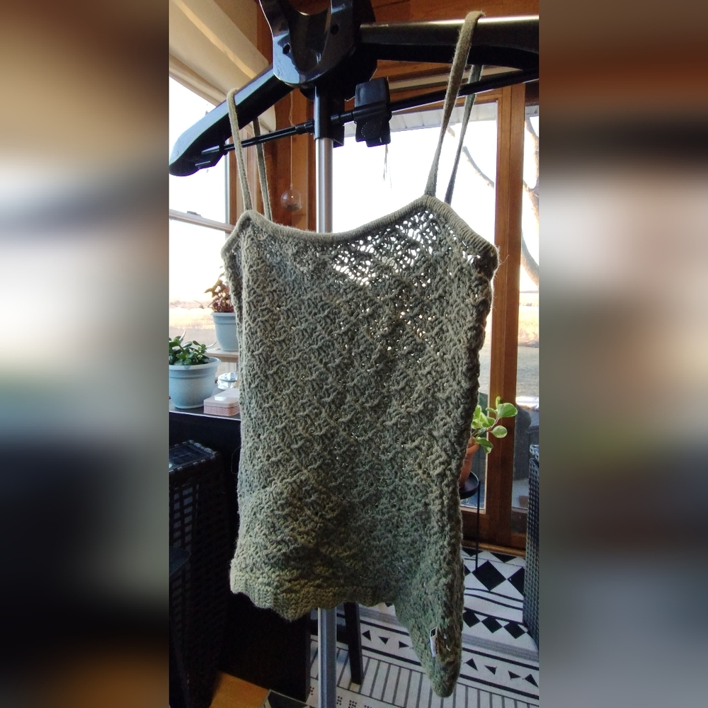Abervrombie And Fitch Vintage Small Green Tank Top